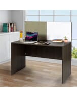 Luka Desk with White Board Marker and Pin Up Board (Flowery Wenge)